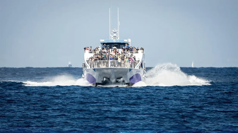 Boat Cruise on Pacific Ocean in LAX